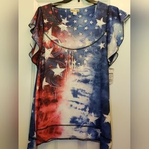 Patriotic Bling Top